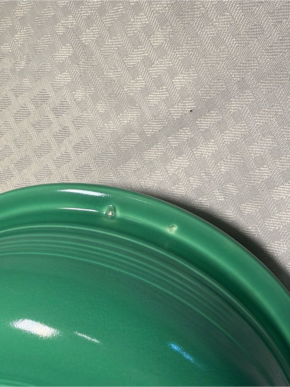 Vintage Fiestaware Serving Bowl (original green) - Picture 3 of 6